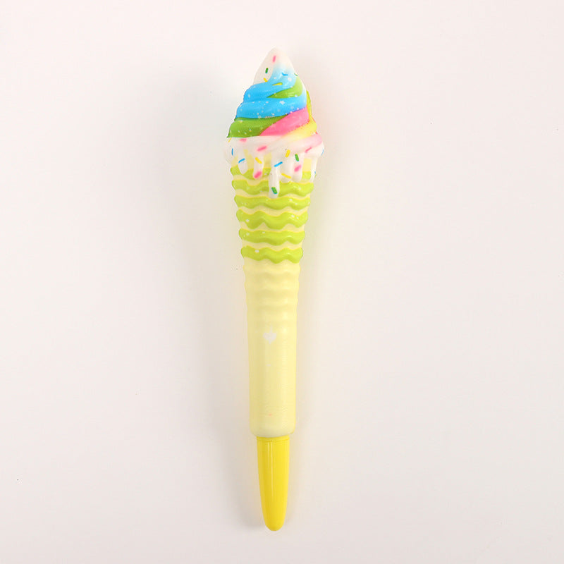 Wholesale Plastic Cartoon Ice Cream Pressure Reducing Pen